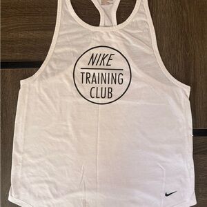 Nike Training Club White Sleeveless Top